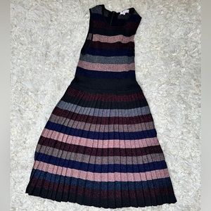 NWOT Parker pleated knit dress